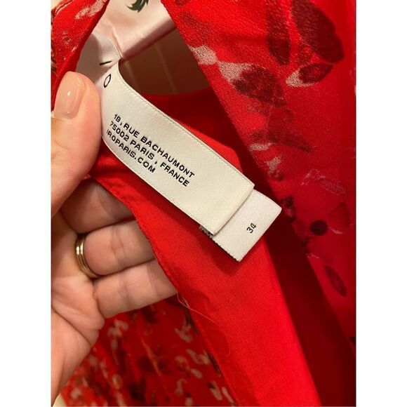 IRO floral asymmetric dress - Picture 9 of 9